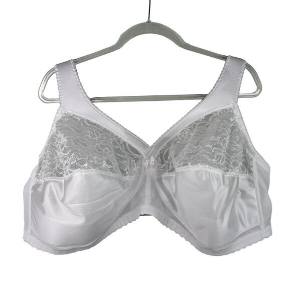 Glamorise MagicLift Original Support Bra White 56C Style 1000 NWOT - Picture 7 of 11